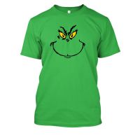 New The Grinch Face Tshirt Trendy all-match O neck top Valentines Day gift