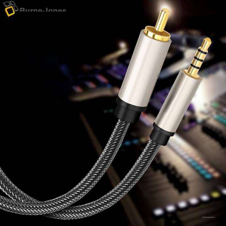 Coaxial Connector Cable 3.5MM Jack Digital Coaxial Audio Cable Gold