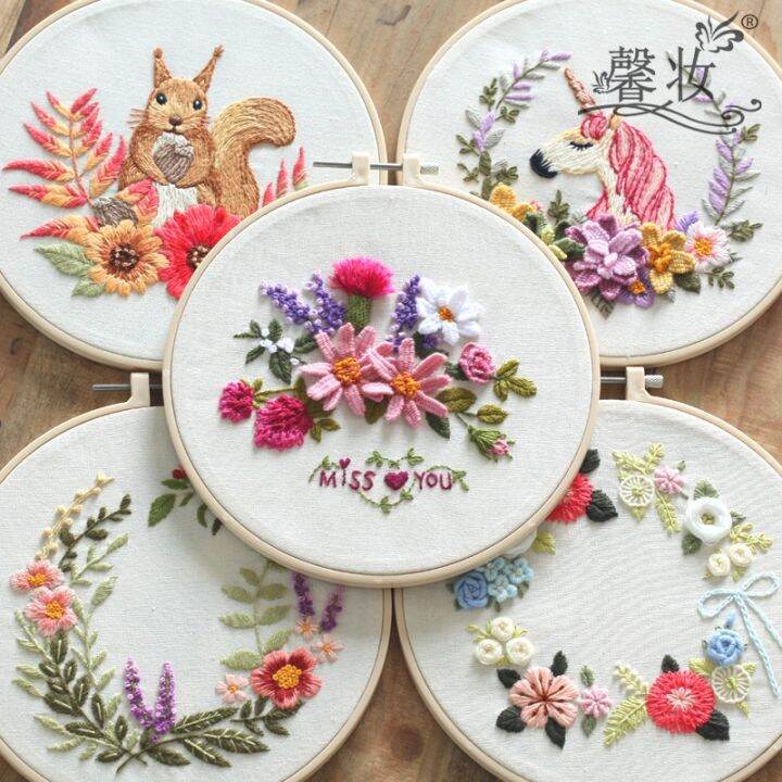 Embroidery Set/ Embroidery Kit Needlework/ DIY cross stitch set / Set ...