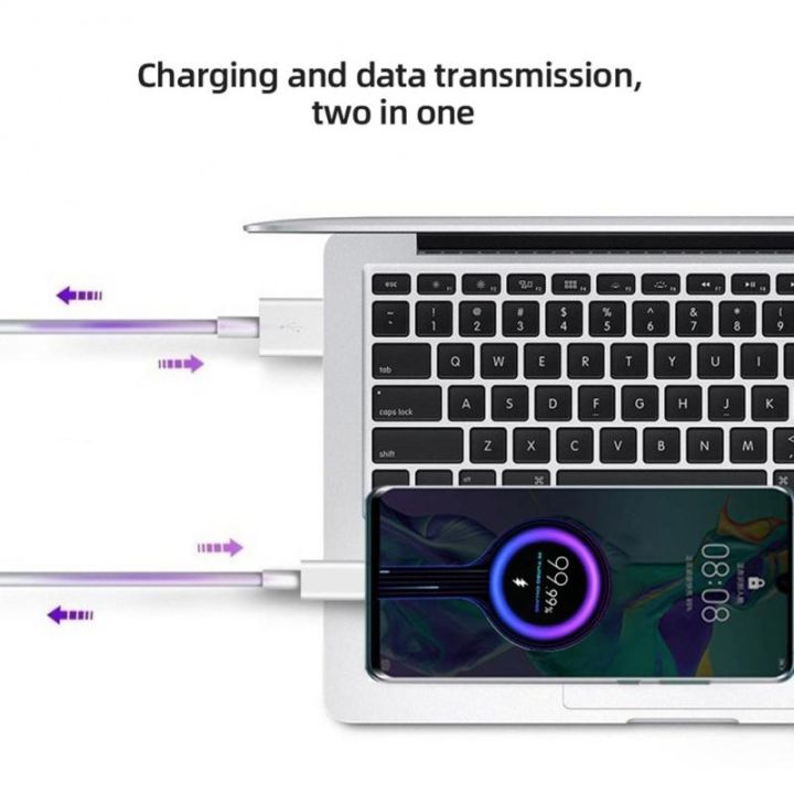 สายดาต้าชาร์จไวสายชาร์จแบตเตอรี่ลูกดอกพิเศษ66w-6a-สายดาต้า-usb-ชนิด-c-สำหรับ-xiaomi-poco-m3-x3-nfc-f2-mi-11-9-samsung-oppo-huawei