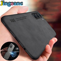 Jingsanc เคสโทรศัพท์หนังแกะหรูหราสำหรับ Samsung Galaxy S23 Ultra 5G/S23 + 5G S23 Plus 5G/S23 5G เคสด้านหลังเป็นหนังแกะหรูหราพร้อมที่ดึงดูดภายในเคสที่เบาและบางรวมเลนส์ทั้งหมดเคสด้านหลังกันกระแทก