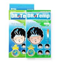 Dr.Temp แผ่นเจลลดไข้เด็ก กลิ่นเมนทอล สำหรับเด็ก กล่องสีฟ้า 1 กล่อง (12 ชิ้นใช้ได้สำหรับเด็กเล็ก เด็กโต และผู้ใหญ่