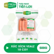 Xúc xích Vealz CP Fresh Mart 500g 10 cây Xúc xích Vealz