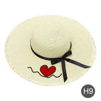 Custom Embroidery Text Your Name Women Tassel Sun Hat Large Brim Straw Hat Outdoor Beach hats Party Bridal Gift Dropshipping