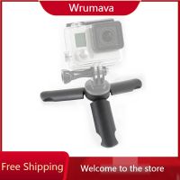 ขาตั้งสามขาโต๊ะขาตั้งกล้องแบบพกพาพับขาตั้งสามขาที่จับสำหรับ Gopro 10 9 8 7 6 5 4 + 3ไมโครกล้องไมโครและกล้องกีฬา