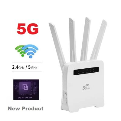 5G CPE Router 2.2Gbps WiFi 5 ถอด เปลี่ยน เสาอากาศ ได้ รองรับ 5G 4G 3G AIS, DTAC,TRUE ,NT