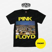 Ready Stock [1702] เสื้อยืด Pink Floyd - World Tour 87-BLACK Baju band legen rock.