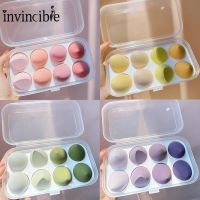 8 Pcs/ Set Wet and Dry Use Makeup Eggs/ Hydrophilic Non-latex Makeup Sponge/ Soft Multi-Purpose Powder Puff with Box