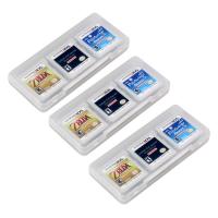 3X Clear 6 in 1 Game Card Storage Case Cartridge Box for Nintendo 3DS XL LL NDS DSi
