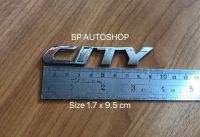 BP. โลโก้ คำว่า CITY ขนาด 9.5 cm สีชุบโครเมี่ยม ราคาต่อชิ้น