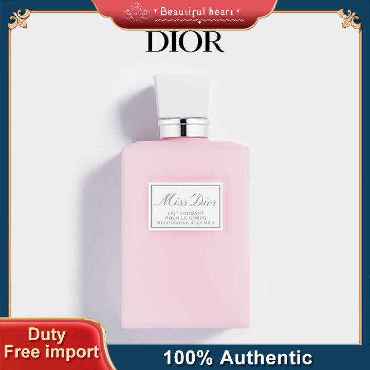 [100 Authentic] Miss Dior body lotion moisturizes and leaves fragrance