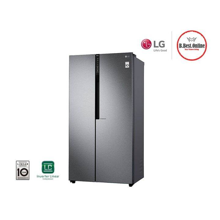 ♟LGGCB247KQDV LG 680L Side By Side Fridge Refrigerators GCB247KQDV