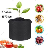 7 Gallon Hand Held Plant Grow Bags Fruit Plants Thicken Gardening Tools Plant Growing  Fabric Pot Growth Bags WB15TH