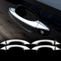 4pcs Car Door Handle stainless steelABS Sticker Car Styling Decoration Cover For Audi A6 C7 2012-2017 Year Exterior Accessories