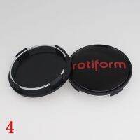 4pcs rotiform wheel hub cap 63/58mm clip rotiform emblem sticker wheel center cap for rims car universal hubcaps caps on wheels