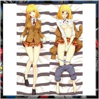 เรือนจำโรงเรียน Midorikawa Hana Anime Dakimakura ผ้าคลุมเตียงกอดร่างกายปลอกหมอน 50 * 150 ซม. Otaku หมอนนอน