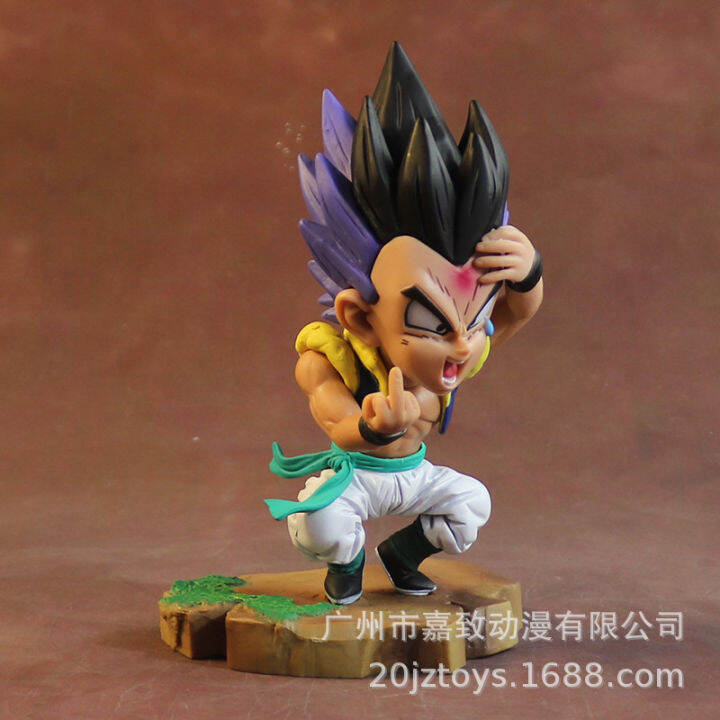 โมเดลดราก้อนบอล-ฟิกเกอร์-โกเท็น-ดราก้อนบอล-model-dragon-ball-figure-gotenks-ผมดำม่วง-14-16-5cm-2-ของสะสม-ของเล่น-ของเล่นถูกๆ-ของเล่นเด็ก