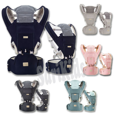 เป้อุ้มเด็ก Baby Hip Seat Carriers (3 in 1) มีที่นั่งคาดเอว สะพายหน้า สะพายหลัง ถอดเป็นเบาะนั่งได้ มีหมวกกันแดด พร้อมส่ง