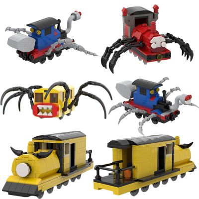 BuildMoc Charles Building Blocks Set Horrors Game Spider Train Animal Figures Bricks Toys For Children Birthday Gifts