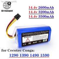 Original 14.4v 2600mAh Lithium-ion Battery For Cecotec Conga 1290 1390 1490 1590 Robot Vacuum Cleaner Battery Gutrend Echo 520 [ Hot sell ] ougd35