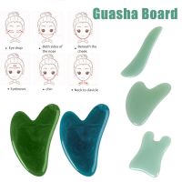 【YF】◙  Gua Sha Stone Resin Scraper Board Relaxation Face Massager Facial Massage