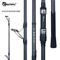 【Cw】biutifu Bigfish 3.5lbs ปลาคาร์พ Memancing Rod 3.03.33.63.94.2M T800 Serat Karbon Melontar Di Atas 60-200M ค่าใช้จ่ายต่อการเดินทาง Surf Berr Tiang 1