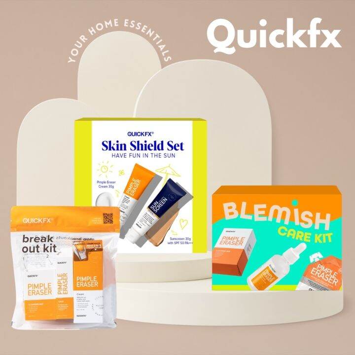 QUICKFX Pimple Eraser Breakout Kit and Other Kits Lazada PH