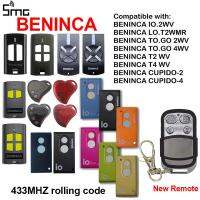 2023 latest สำหรับ Command Garage BENINCA TO GO 2WV 4WV 2VA 4VA Rolling Code Remote Control 2WP 4WP รหัสคงที่ 433MHz