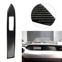 Auto Interior Dashboard Panel Cover Trim For Ford Mustang 2015 2016 2017 2018 2019 LHD Carbon Fiber Car Sticker Accessories