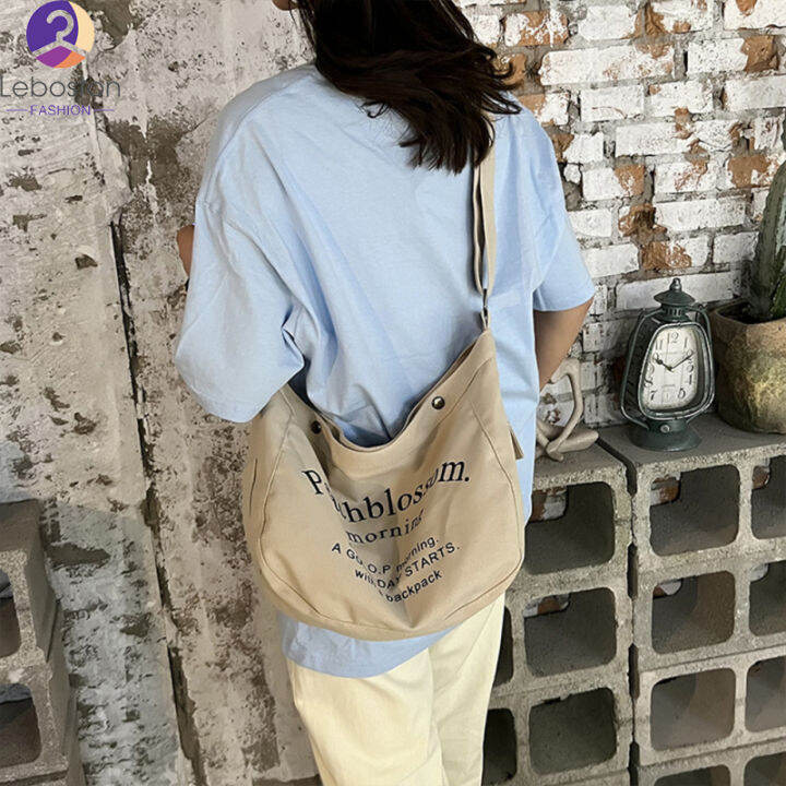 leboston-กระเป๋า-men-women-messenger-bag-fashion-printing-letter-canvas-tote-bag-crossbody-mini-handbag