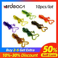 ARDEA Double Tail Worm lure 50mm 2g Silicone Soft Lure Artificial Souple plastic Silica bait Fishing lure Shrimp typeLures Baits