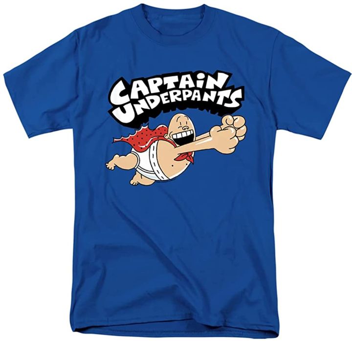 Captain Underpants Logo Flight Unisex Adult T Shirt Collection | Lazada PH