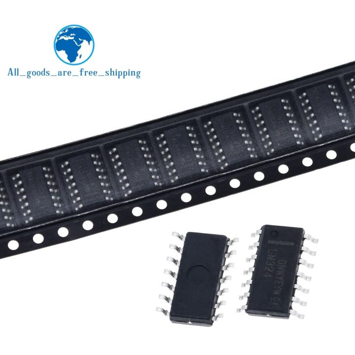 10ชิ้น LM324DR SOP14 LM324 SOP SMD LM324DR2G LM324DT SOP-14ใหม่และเป็นต้นฉบับ IC