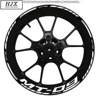 ☽❃✸ For Yamaha MT-09 Wheel Hub Decal Decoration MT09 Set MT 09 Inner And Outer Rim Reflective Waterproof High Quality Sticker 2022