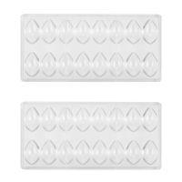 2X Lotus Shape PC Polycarbonate Chocolate Mold 3D Food Chocolate Mould Kitchen Tools Baking Mold Tools