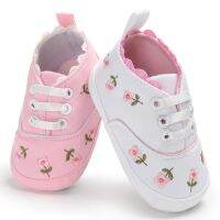 【hot】！ HAIZHIW Baby Shoes Floral Embroidered Soft Prewalker Walking Toddler Kids free shipping