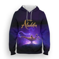 Aladdin Lamp Hoodie Sweatshirt Print Baby Boys Girls Long Sleeve Kids Clothes Spring Autumn Jacket Coats Hoodies For Girl