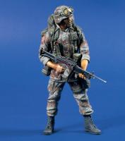 ♦ Unpainted Kit 1/16 120mm saw soldier us desert storm not have base figure Historical Resin Figure miniature toy