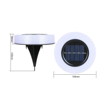 Solar Light Lawn Yard Led Night Light Buried Solar Garden Light IP65 Waterproof Outdoor PathWay Floor Under Ground Spot Lamp