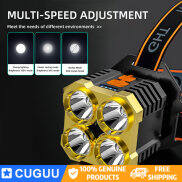 CUGUU Đèn Chiếu Sáng Gắn Đầu Đèn Pha Chiếu Sáng Câu Cá Led Đa Năng Gia