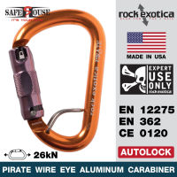 คาราบิเนอร์อลูมิเนียม Pirate HMS Carabiner มีสลักล็อคเชือก