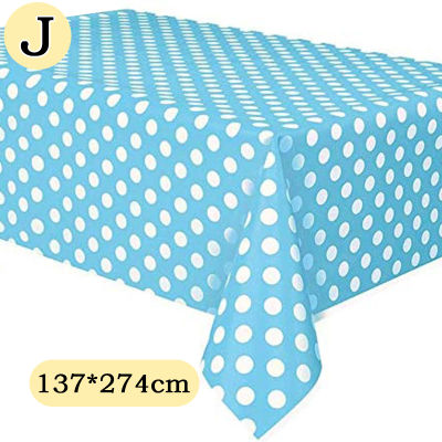 Yurongfx ผ้าปูโต๊ะลายตารางผ้าปูโต๊ะพลาสติกแบบใช้แล้วทิ้งสำหรับงานเลี้ยงวันเกิด