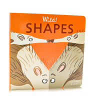 English original original shape shapes wild concepts English original picture book childrens enlightenment and early education cognitive knowledge cardboard picture book child S play publishing parent-child interaction