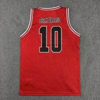 1-15 Anime Shohoku School Basketball Team Tops Shirt Jersey Cosplay Costume Sakuragi Hanamichi Rukawa Jersey Sports Wear Uniform