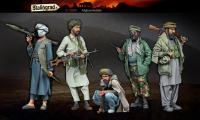 Unpainted Kit 1/ 35 Afghan Rebels Big Set 5 figures figure Historical Figure Resin Kit