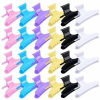 【cw】 6pcs/set Hairdressing Hair Claw Hairpin Clamps Barber Headdress Section Styling Tools