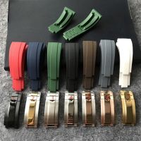 2023 ☒ 20Mm Alam Karet Silikon Watch Band Gesper Gelang Jam untuk Peran Tali Daytona Submariner DEEPSEA GMT SEAMARSTER OYSTERFLEX