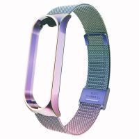 Strap For Xiaomi Mi Band 3 4 5 Wrist Metal Bracelet Screwless Stainless Steel MIband for Mi Band 4 3 5 Strap Wristbands Pulseira