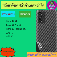 ฟิล์มหลังเคฟล่า Oppo รุ่น Reno 10 5G,Oppo Reno 10 Pro 5G,Oppo Reno 10 Proplus 5G,Oppo A78 5G,Oppo A78 4G