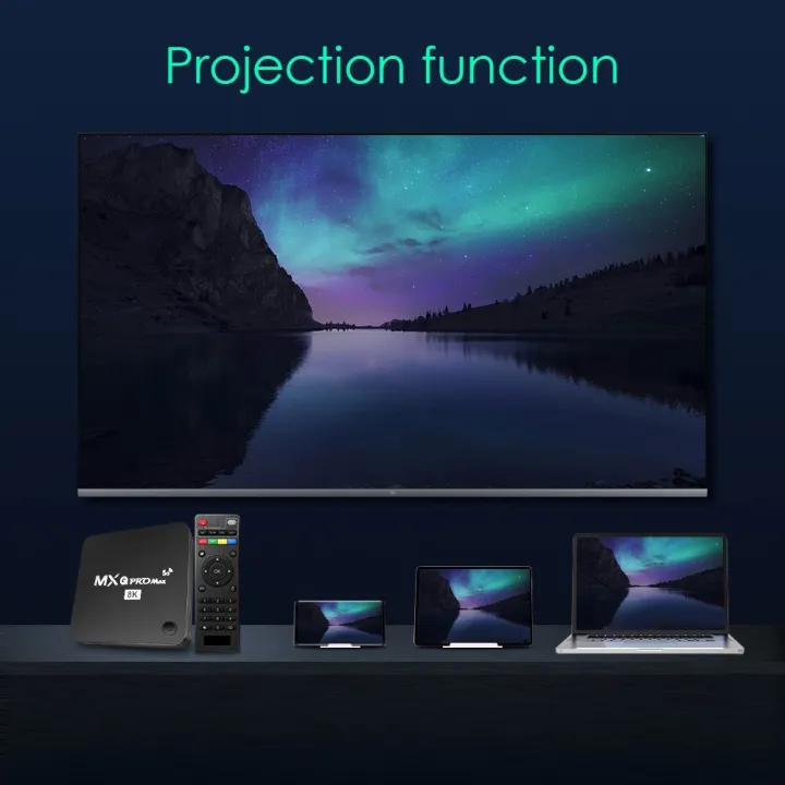 MXQ Pro Max 8K UHD 5G 8 256G Android Color Ultra HD TV Box 2.4GHz I8 touchpad Keyboard TV Box